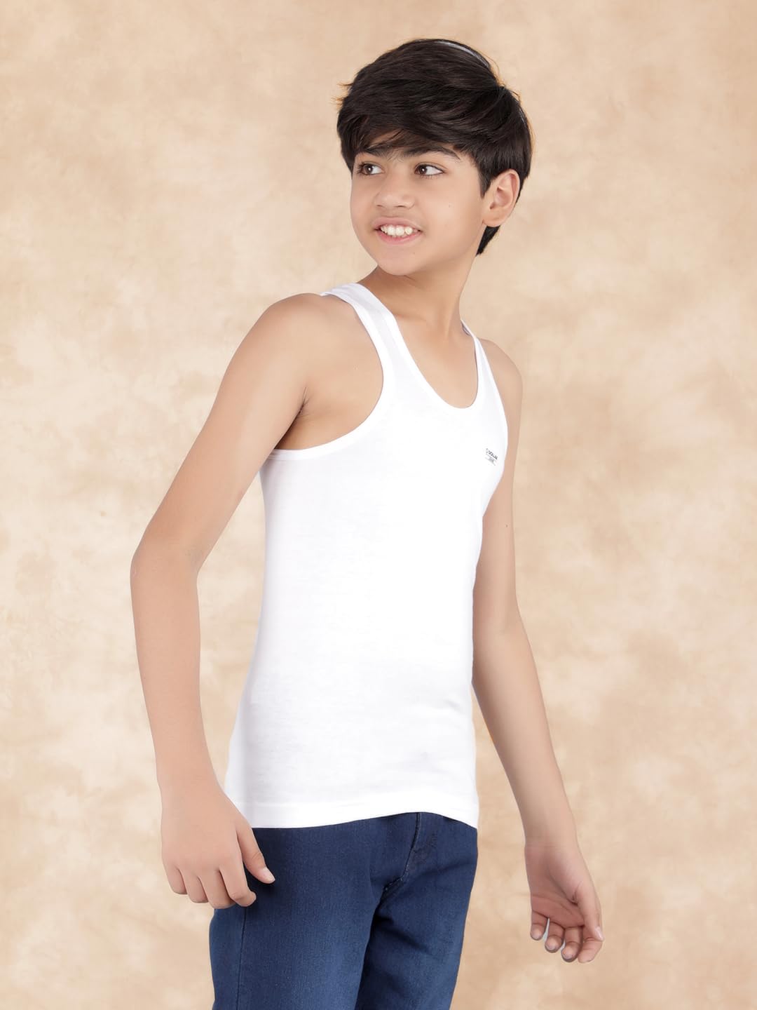 Dollar Lehar Boys White Vest - Image 2
