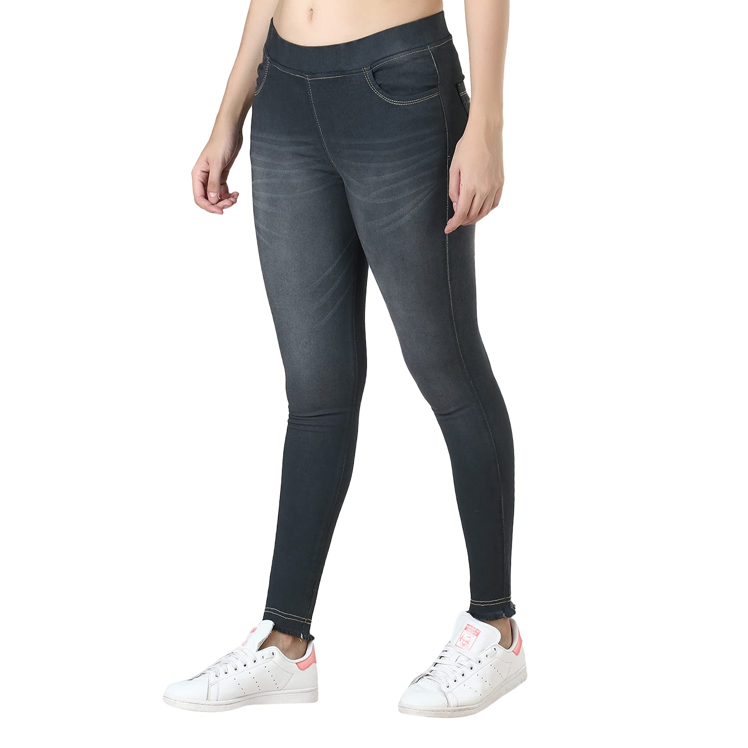 ZXN Wishker Shade Denim Jegging for Girls & Women - Image 3