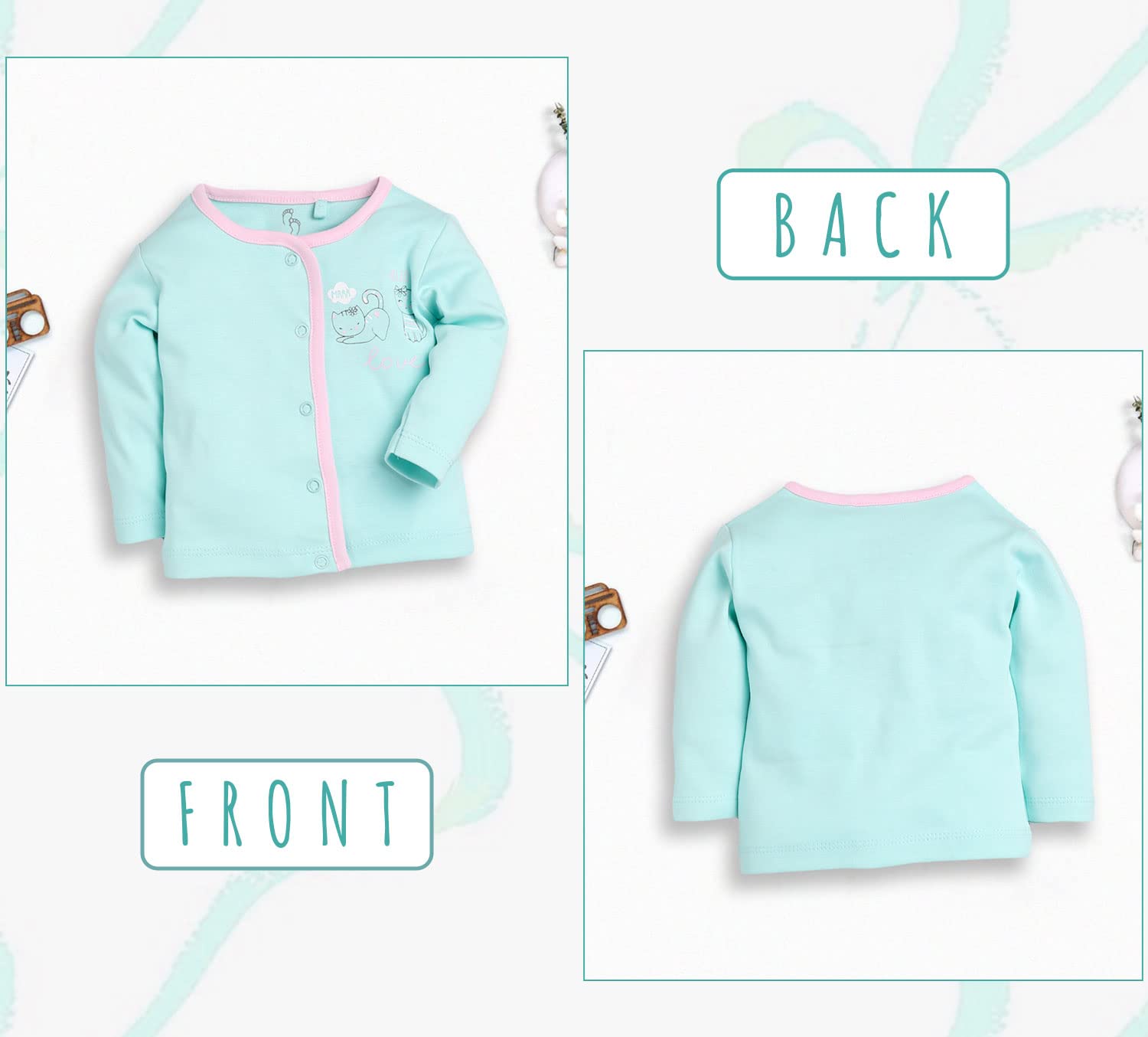 Baby Go Soft Cotton Baby Tees for Boys & Girls - Image 3