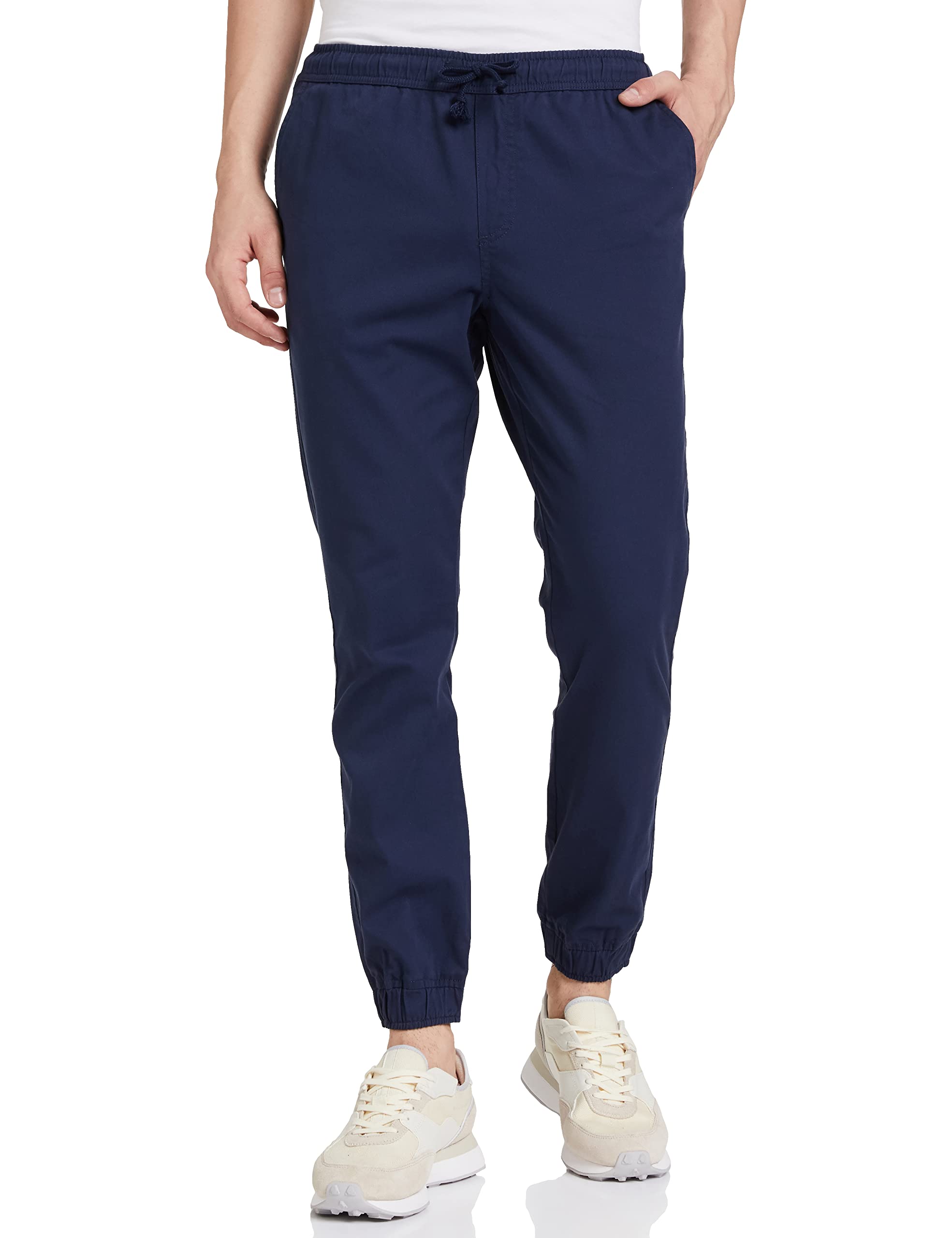 Symbol Men Slim Stretch Jogger Pants Navy