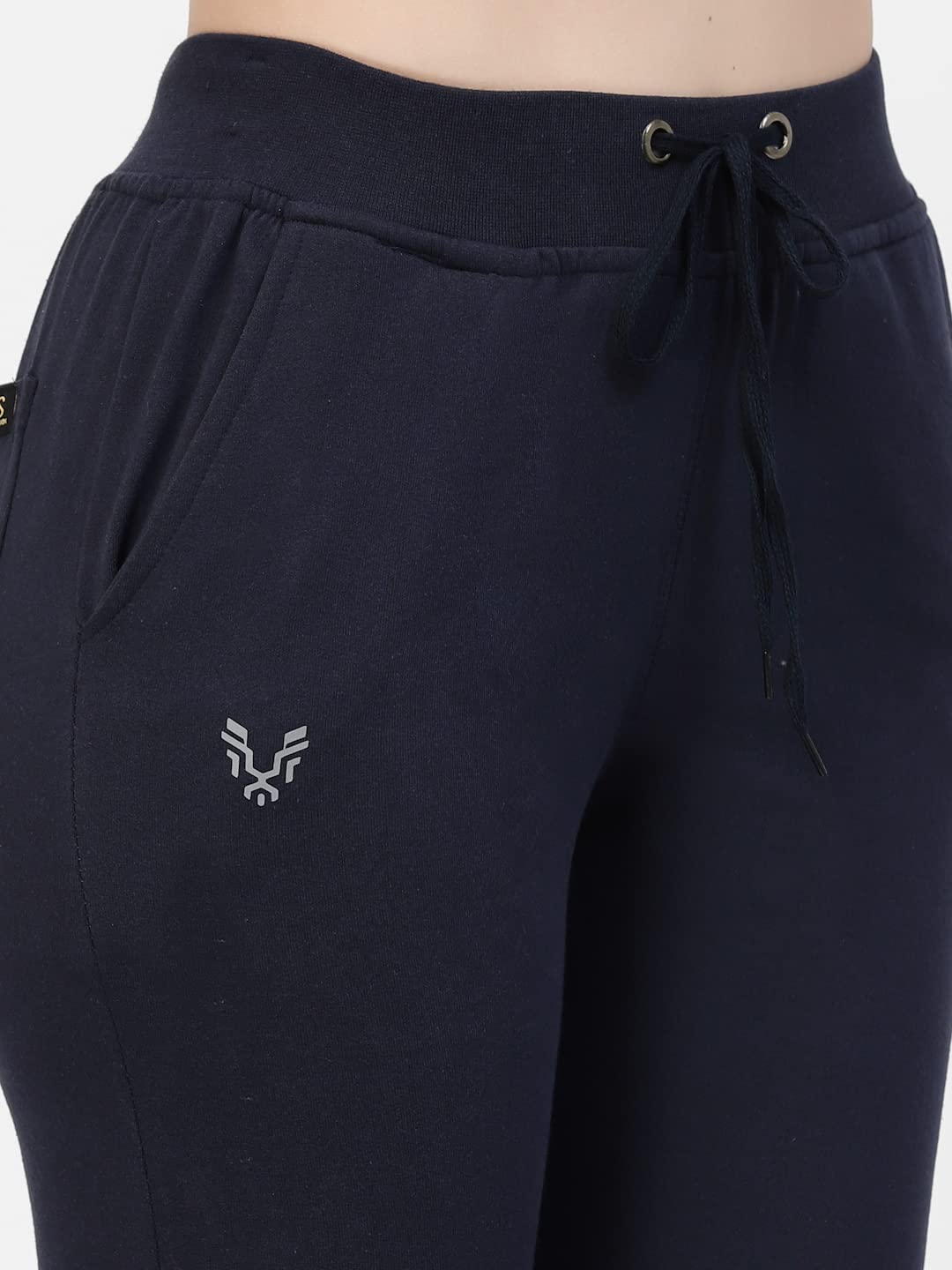 UZARUS Women's Cotton Joggers Track Pants - Carbon Blue - Image 5