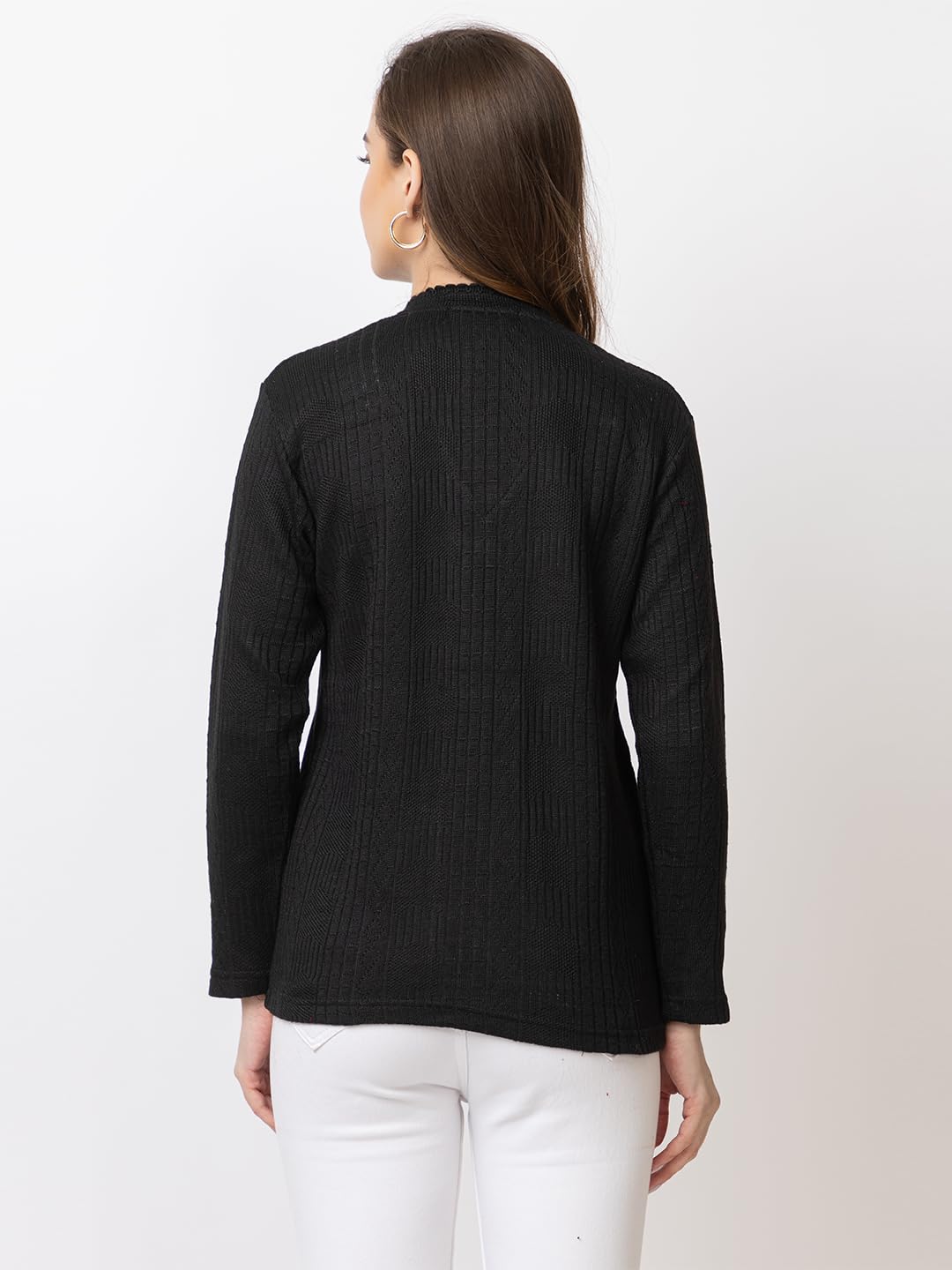 Dadu Dayal Women's Warm Woolen Cardigan - Image 2