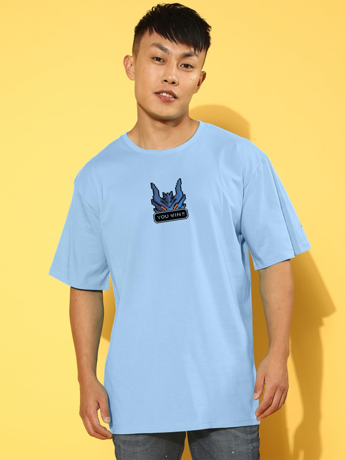 Veirdo Pure Cotton Graphic Printed T-Shirt - Image 4