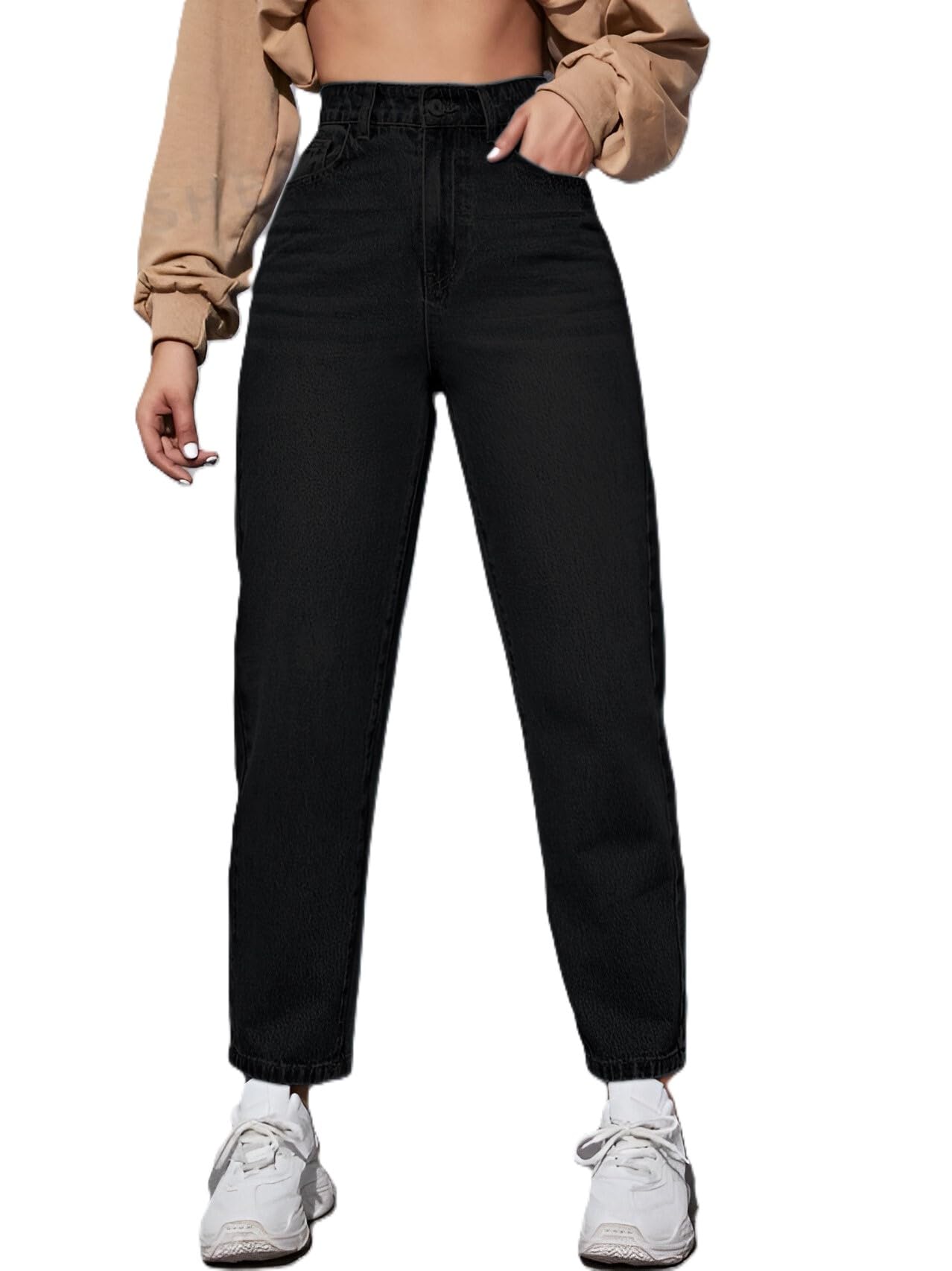 Ben Martin Women's High Rise Tapered Jeans