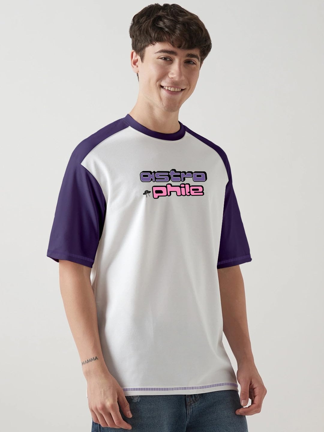 crazymonk Astrophile Printed Graphic T-Shirt - Multi Color - Image 2