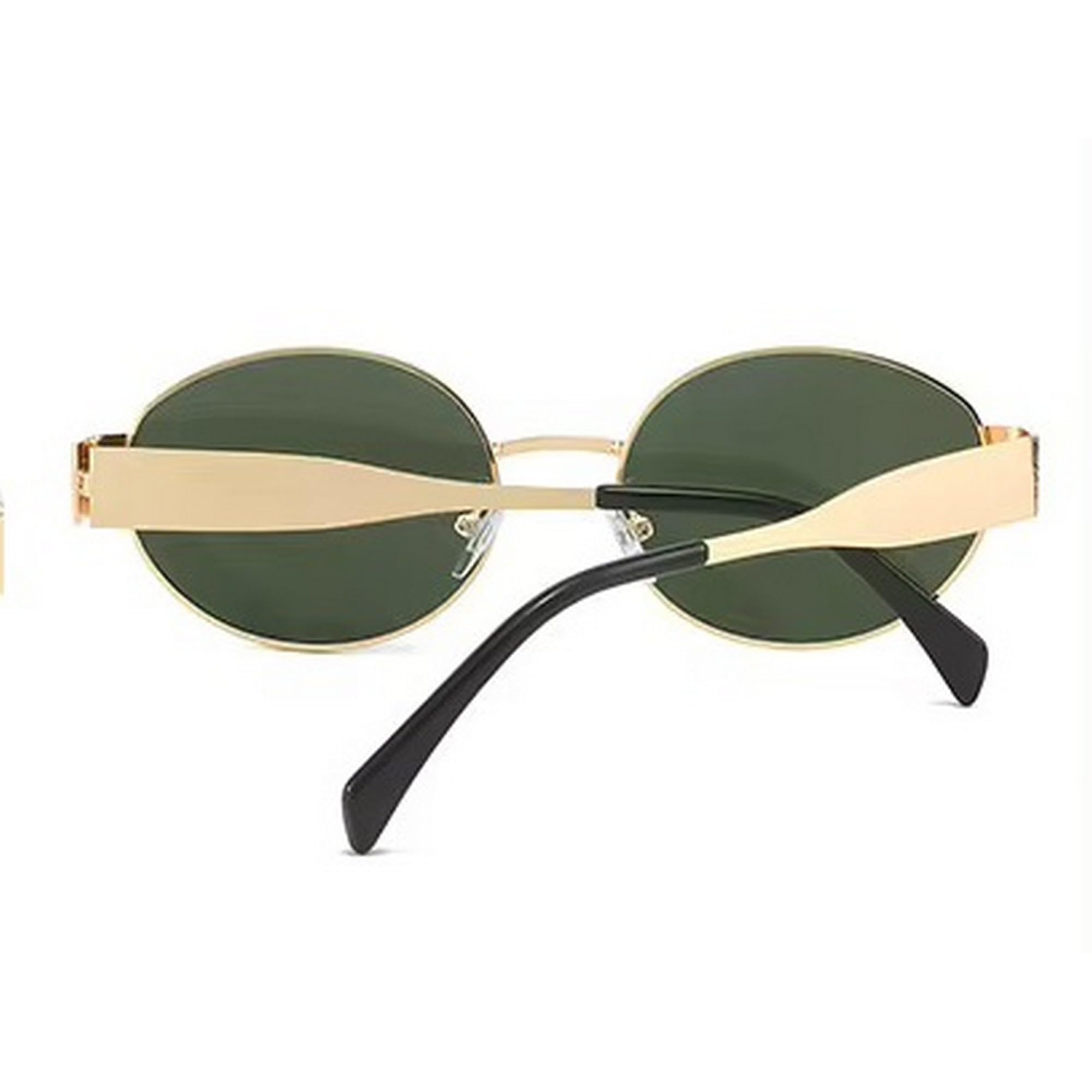 Dervin Retro Oval Sunglasses for Women & Men - Image 3