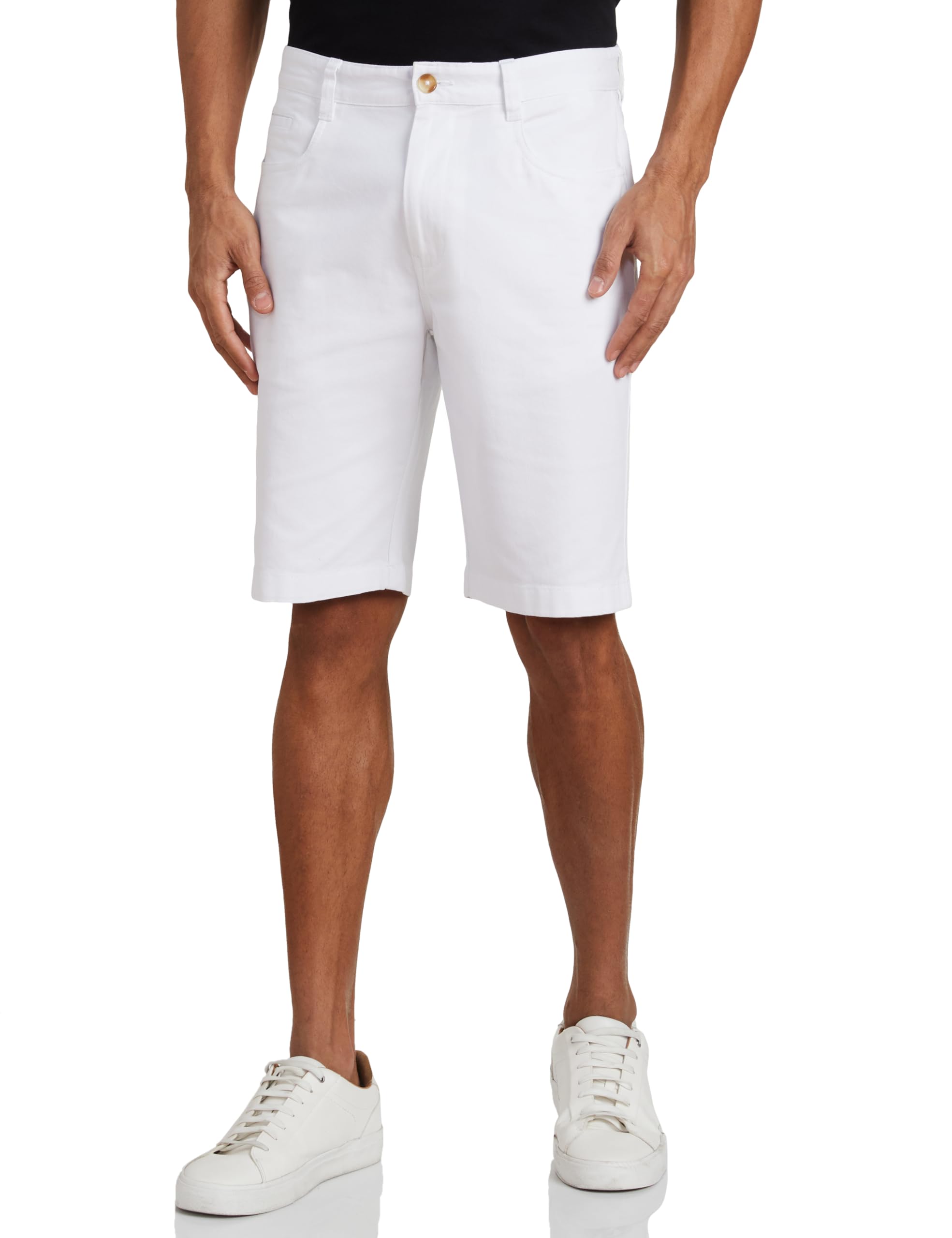 Symbol Men Regular Shorts - White