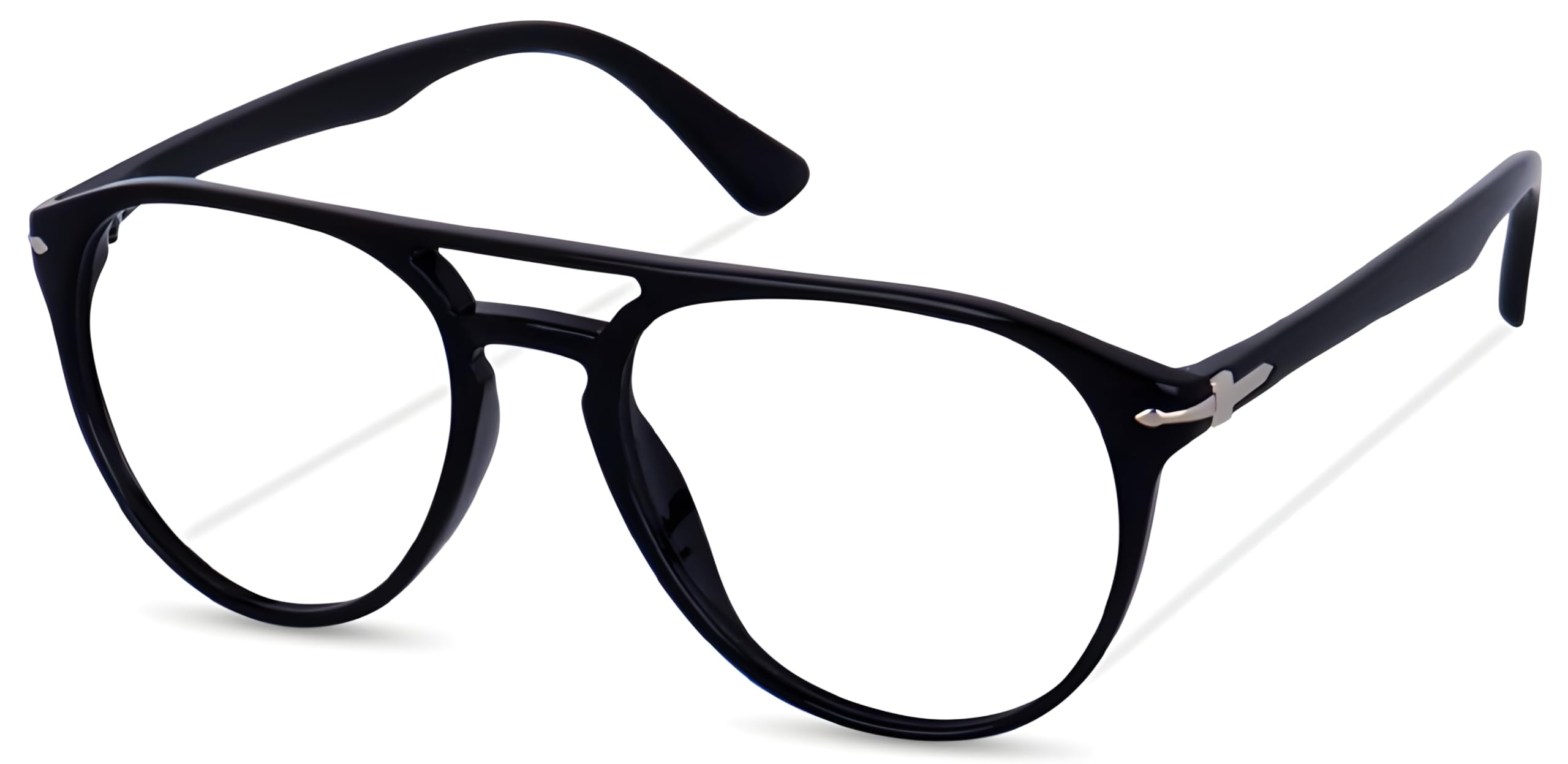 Roshfort Professor Eyeglass Blue Light Blocking Glasses for Men Women - Blue