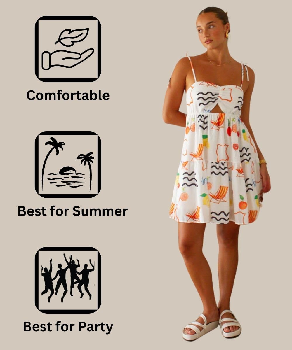 Leriya Fashion Women Fit and Flare Mini Dress - White - Image 5