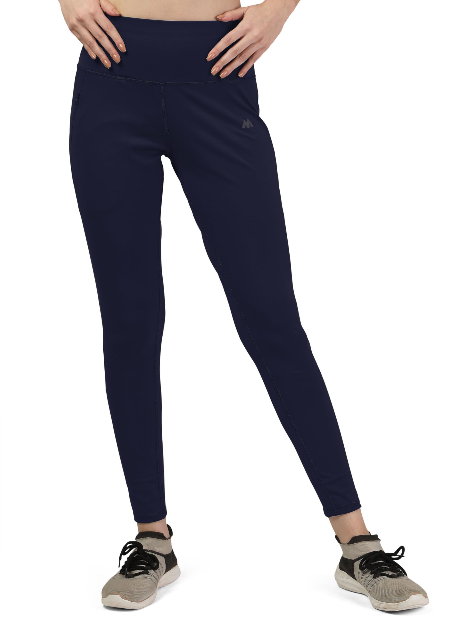 Mehrang Navy High-Waist Gym Leggings for Women - Image 4