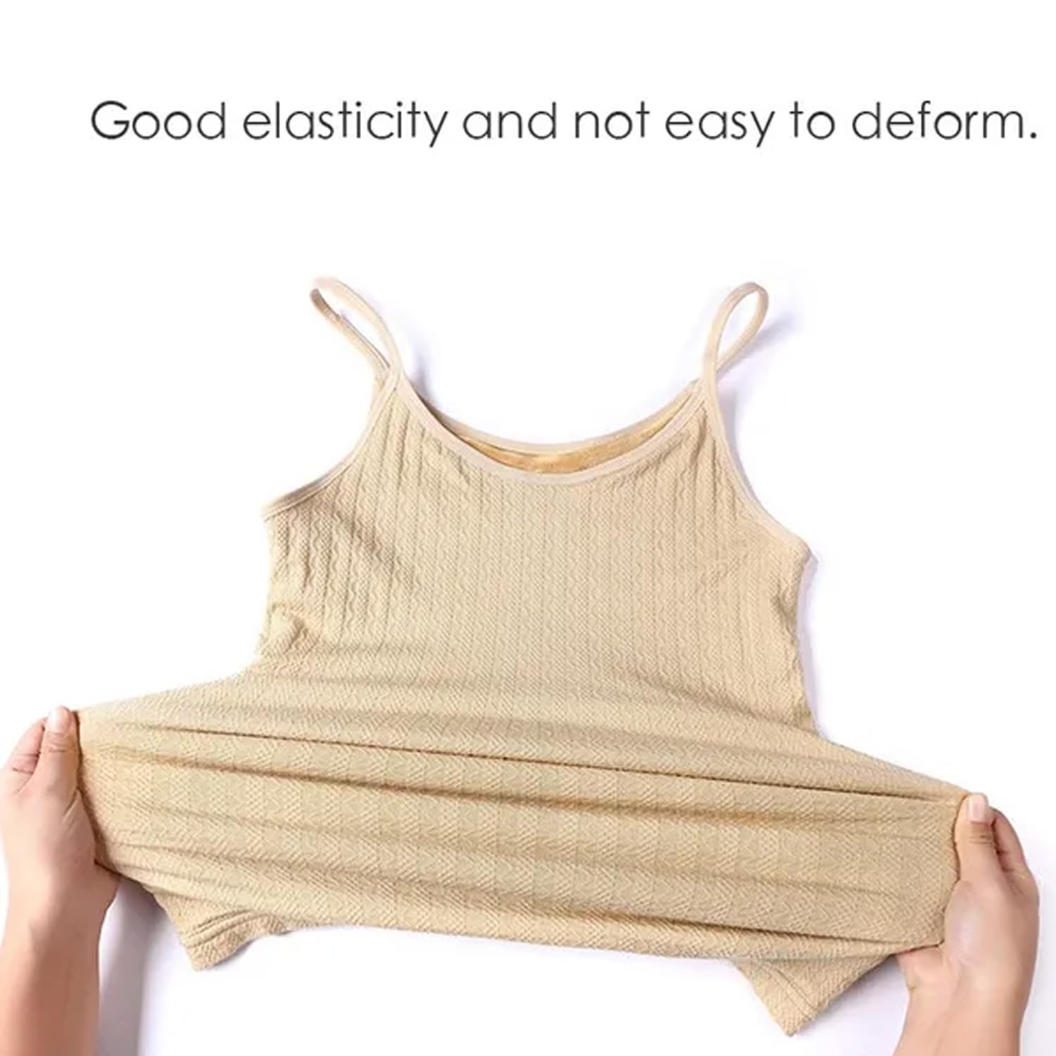 FIMALIA Women's Thermal Underwear Top Velvet Camisole - Image 4