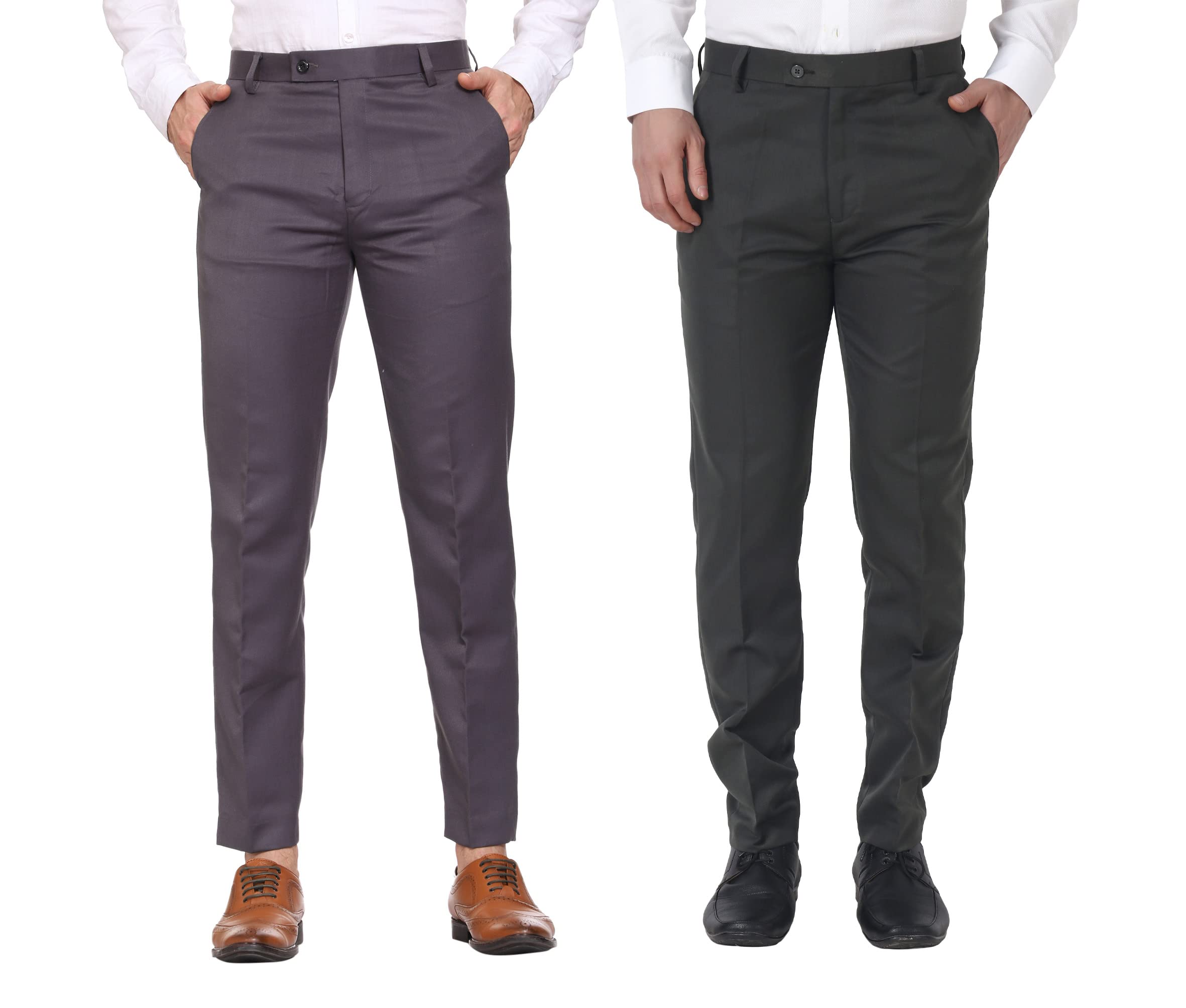 MALENO Men Formal Trouser - Cotton Blend