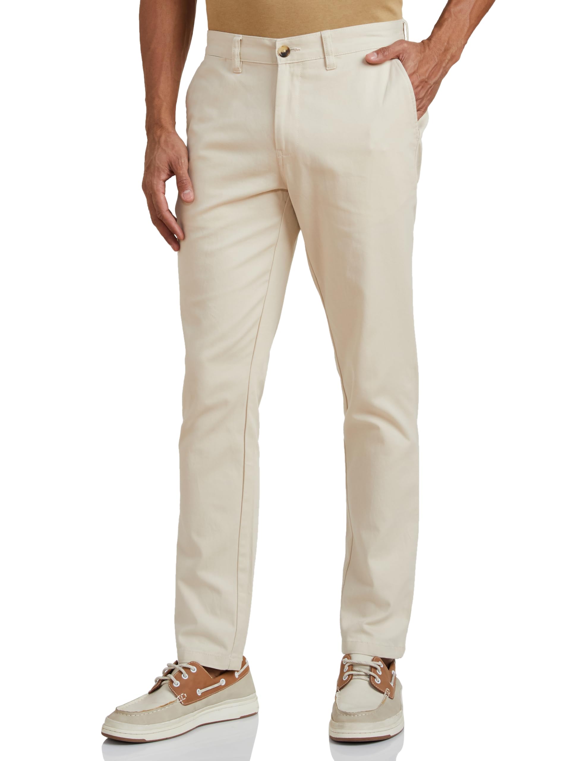 Amazon Men Casual Trousers - Beige