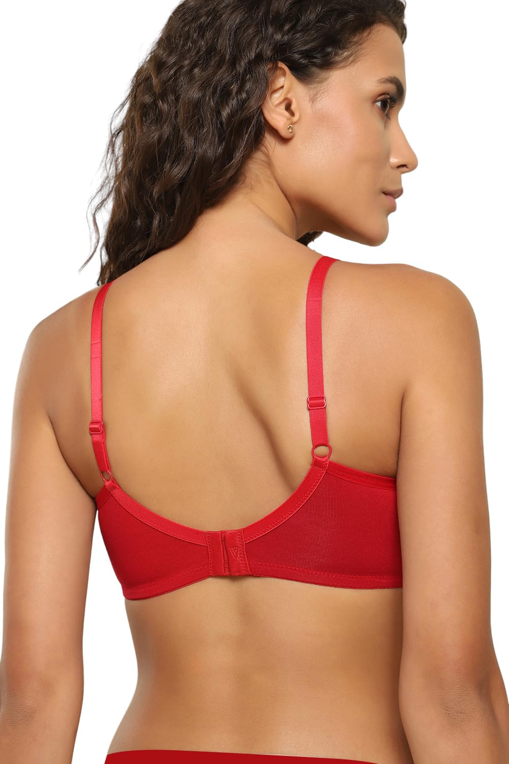 Van Heusen Wireless Bra for Women - Red - Image 4