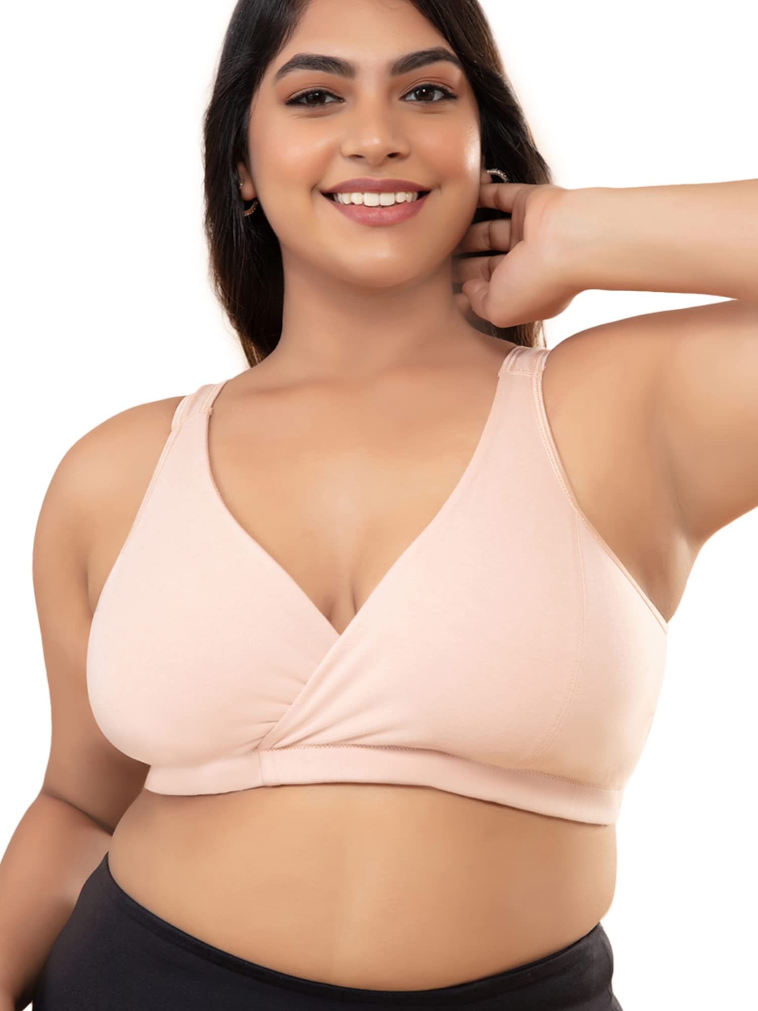 NYKD Cotton Maternity Bra for Women - Non-Padded Non-Wired