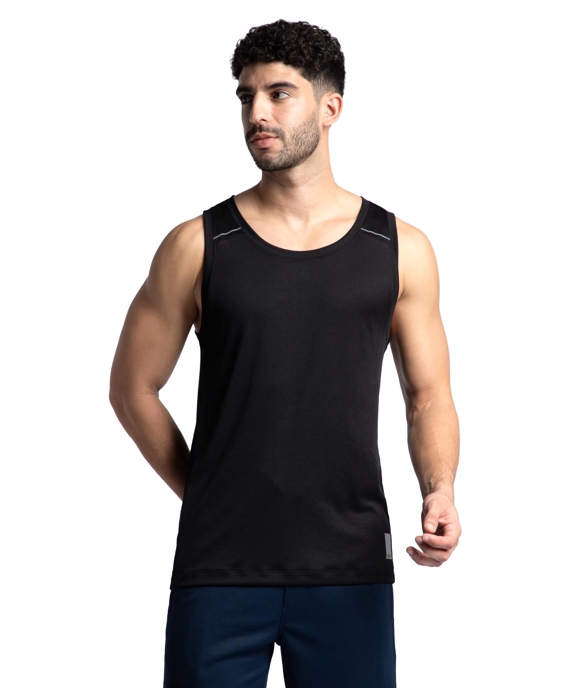 Jockey Men's Lightweight Microfiber Tank Top - Black