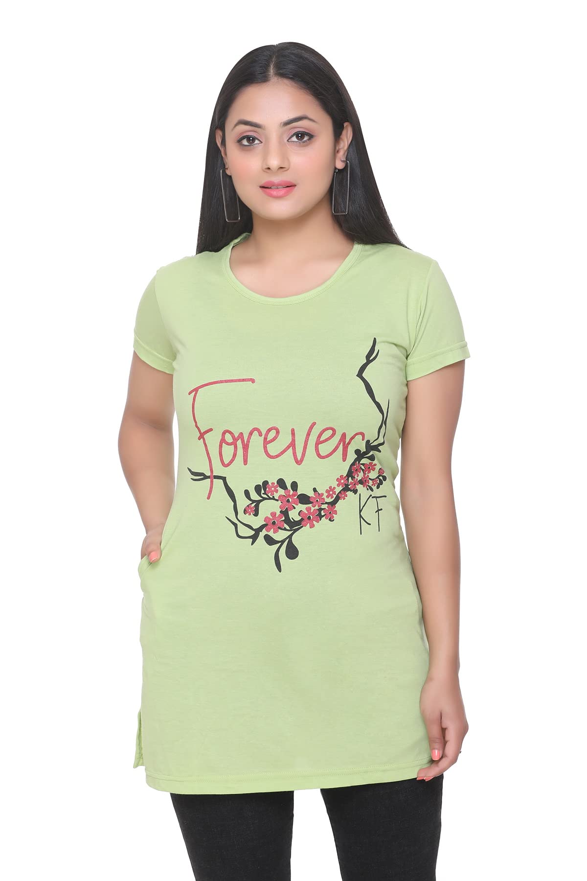 Plush Women's T Shirt - Green