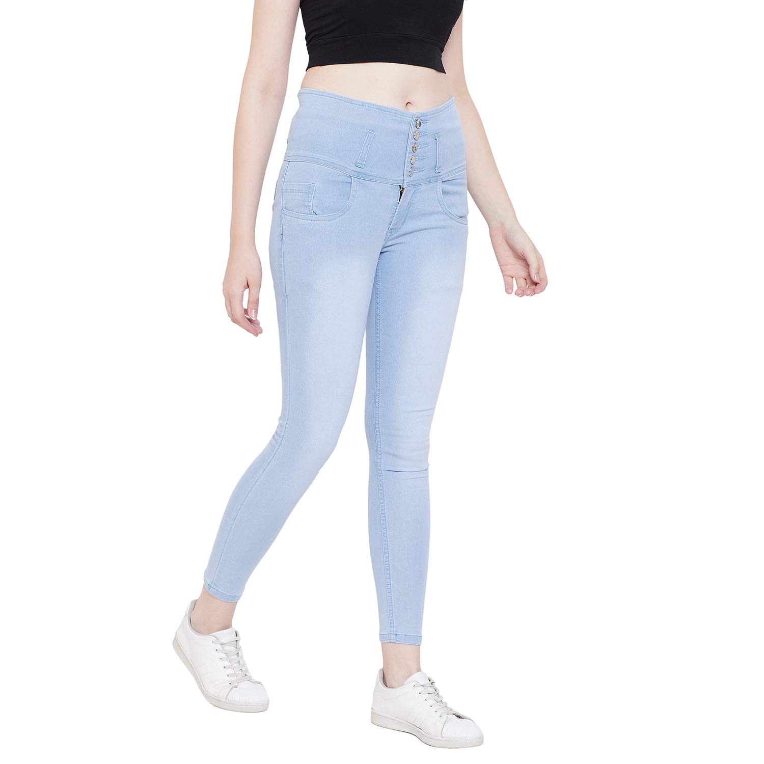 Nifty Women's Denim Jeans - Sky Blue - Image 2