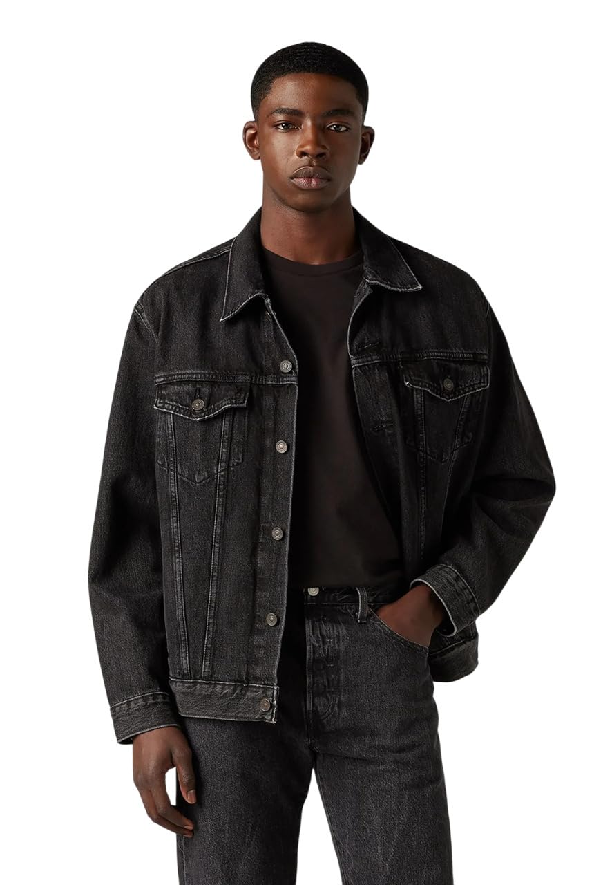 KOTTY Mens Denim Jacket - Black