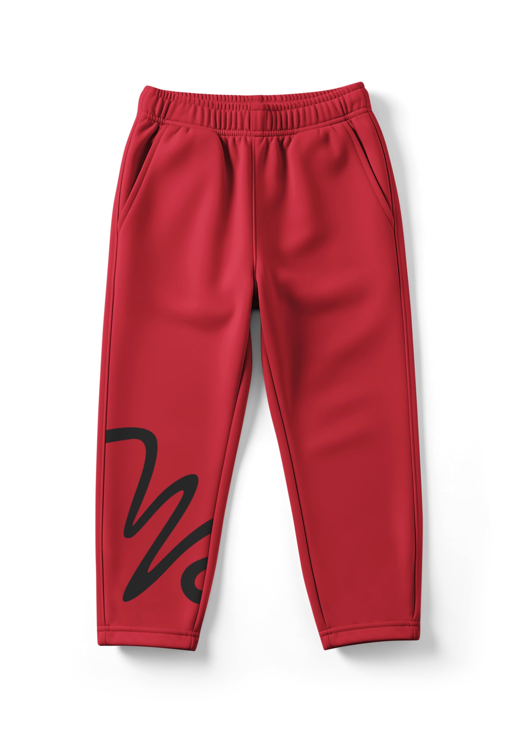 HELLCAT Boys Hoodie Sweatshirt and Trackpant Set - Maroon - Image 5