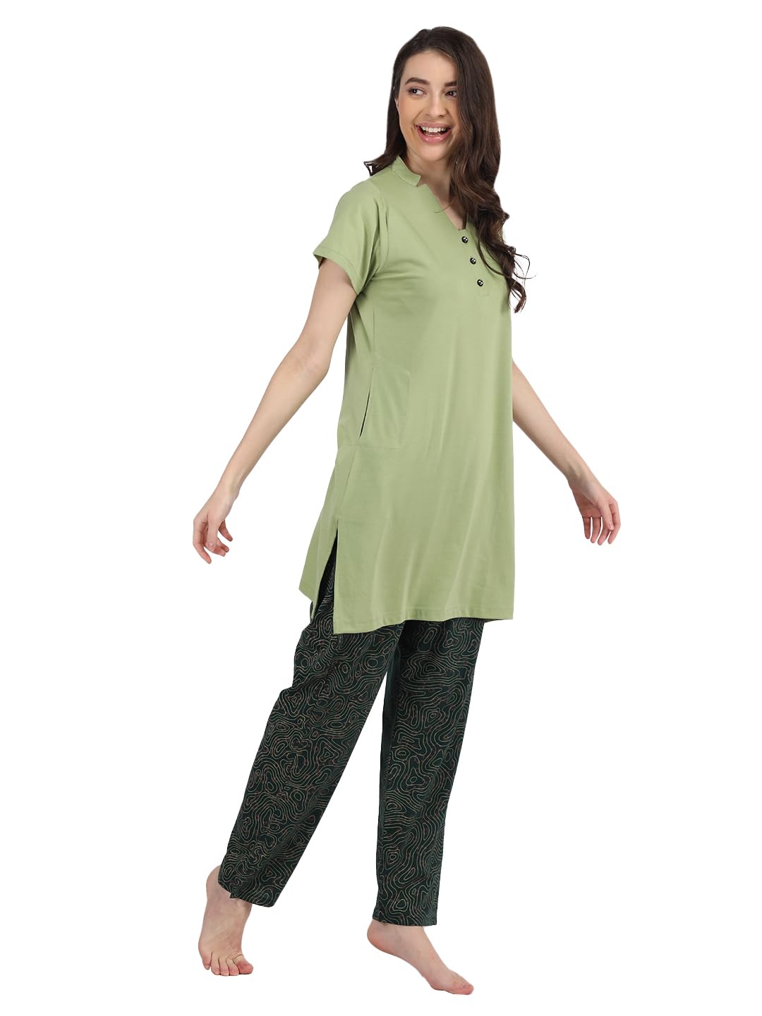 Duchess Women's Cotton Printed Night Suit - Image 5