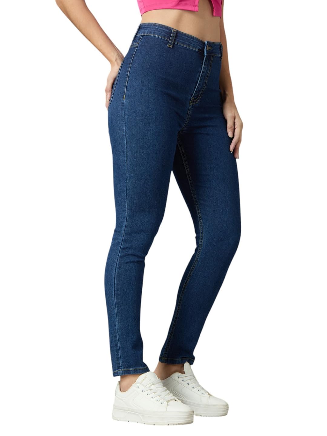 AKA CHIC Women Skinny Jeans - Dark Stone - Image 4