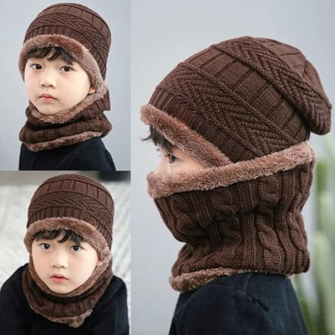 HUNTSMANS Woolen Winter Cap for Boys and Girls - Image 2