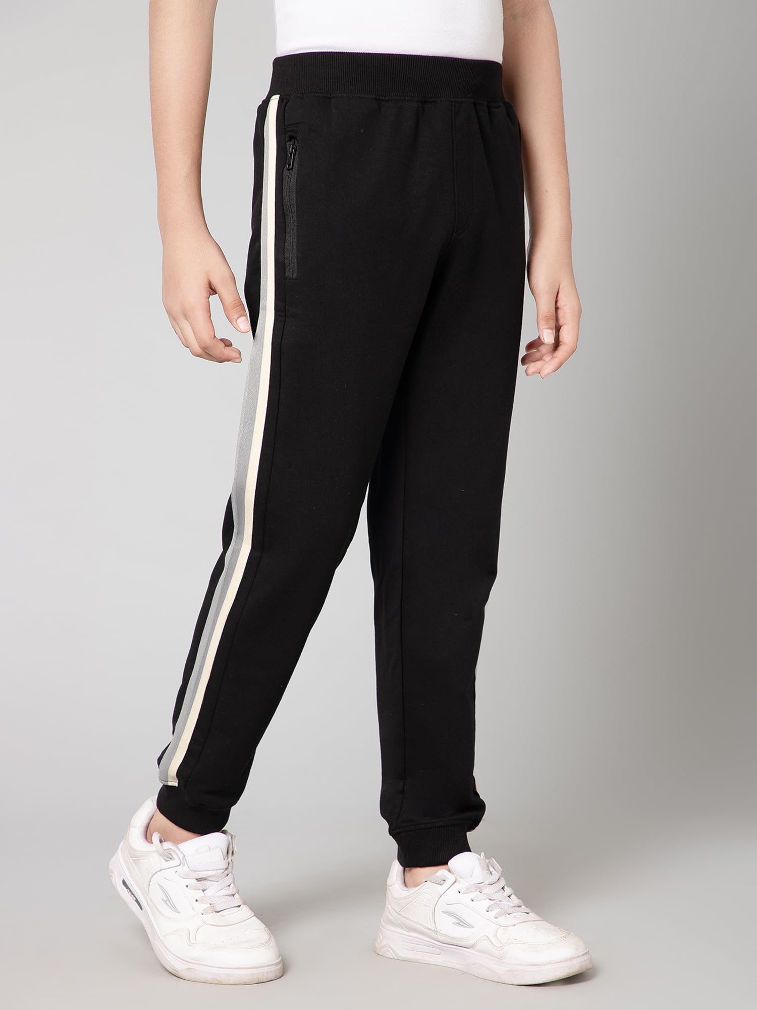 Alan Jones Clothing Boys Black Joggers - Image 3