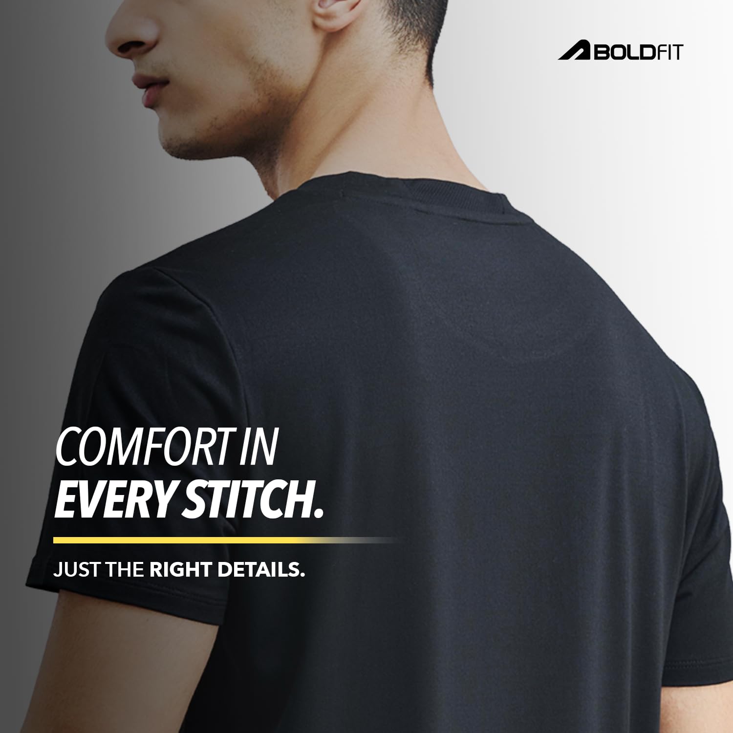 Boldfit Men's Gym T-Shirt Poly-Spandex - Image 5