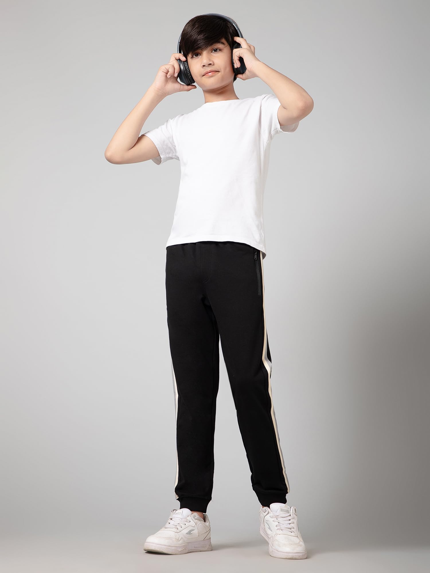 Alan Jones Clothing Boys Black Joggers - Image 4