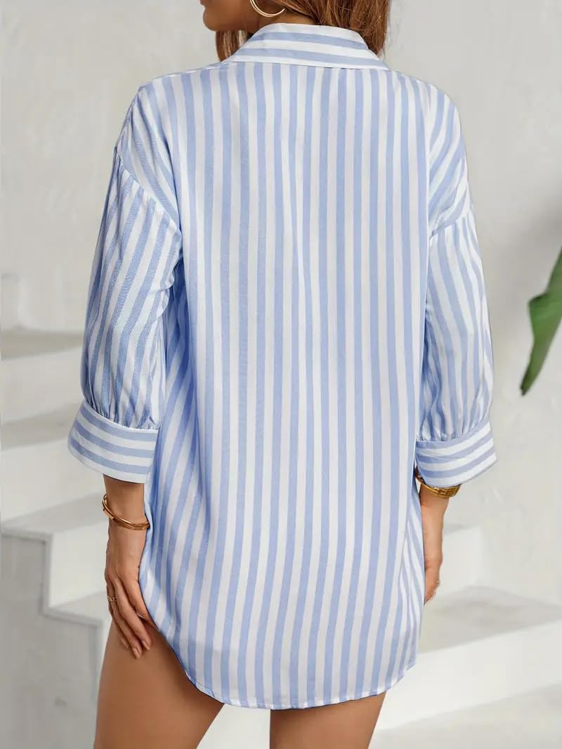 IndoPrimo Striped Western Shirt for Women - Image 4