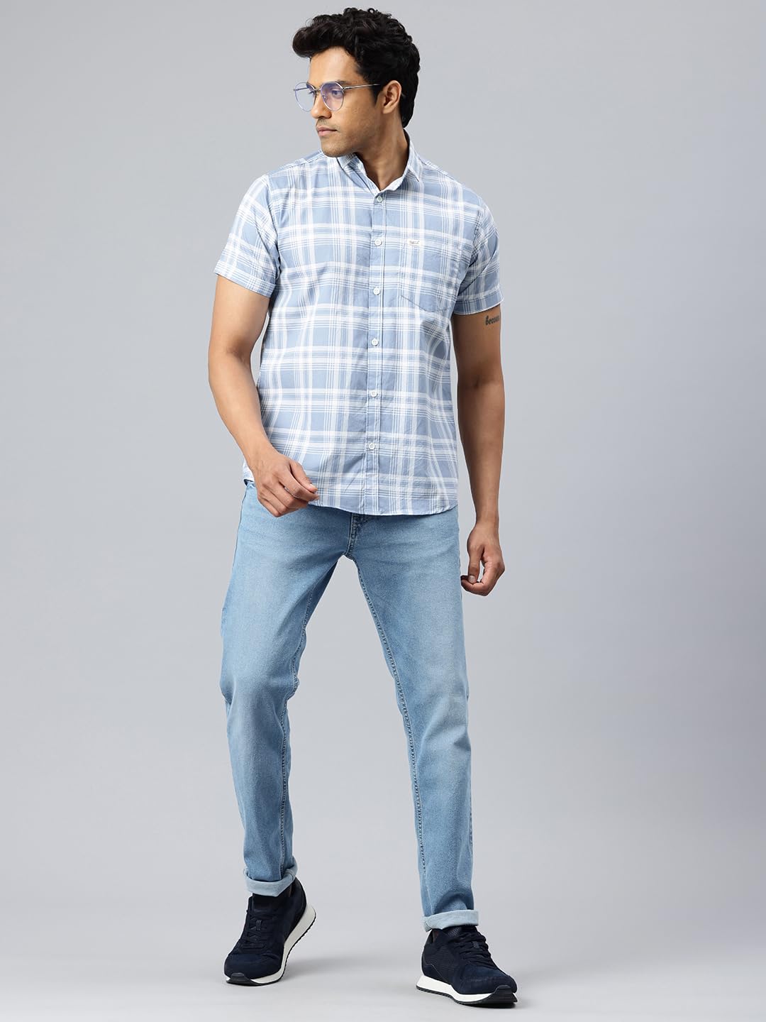 Majestic Man Casual Shirt - Blue - Image 5