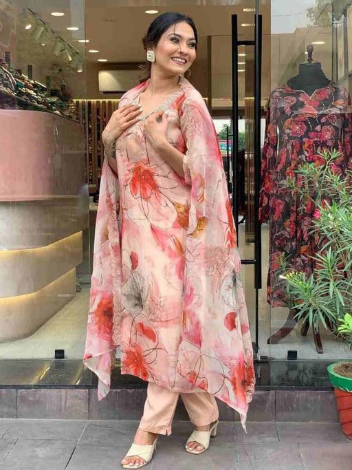 SHIENZY Women's Kurta & Pant with Dupatta - Image 4