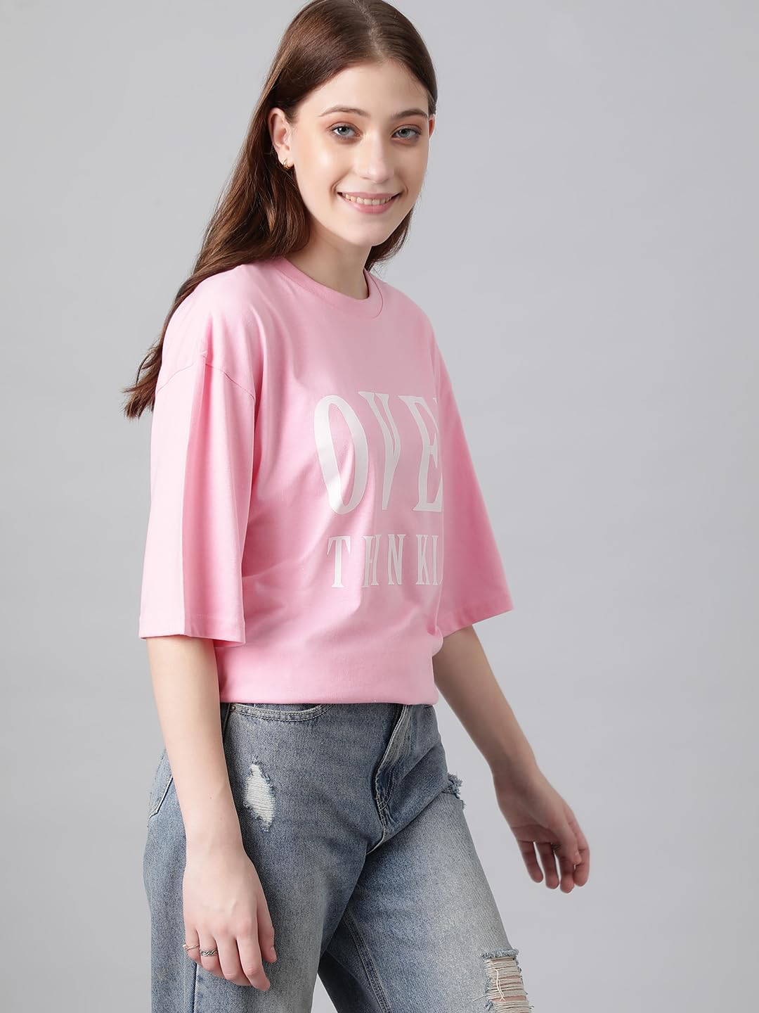 KOTTY Women's Oversized Graphic Tees - Image 2