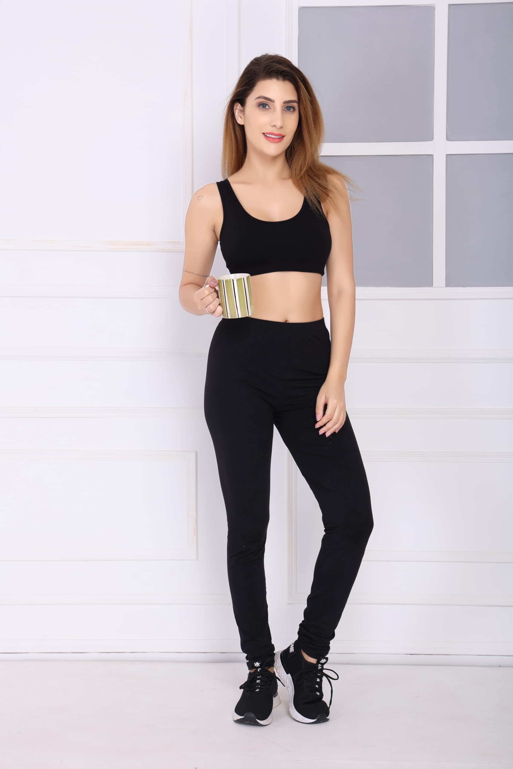 Celary Women's Sports Bra - Wirefree Full Coverage - Image 5