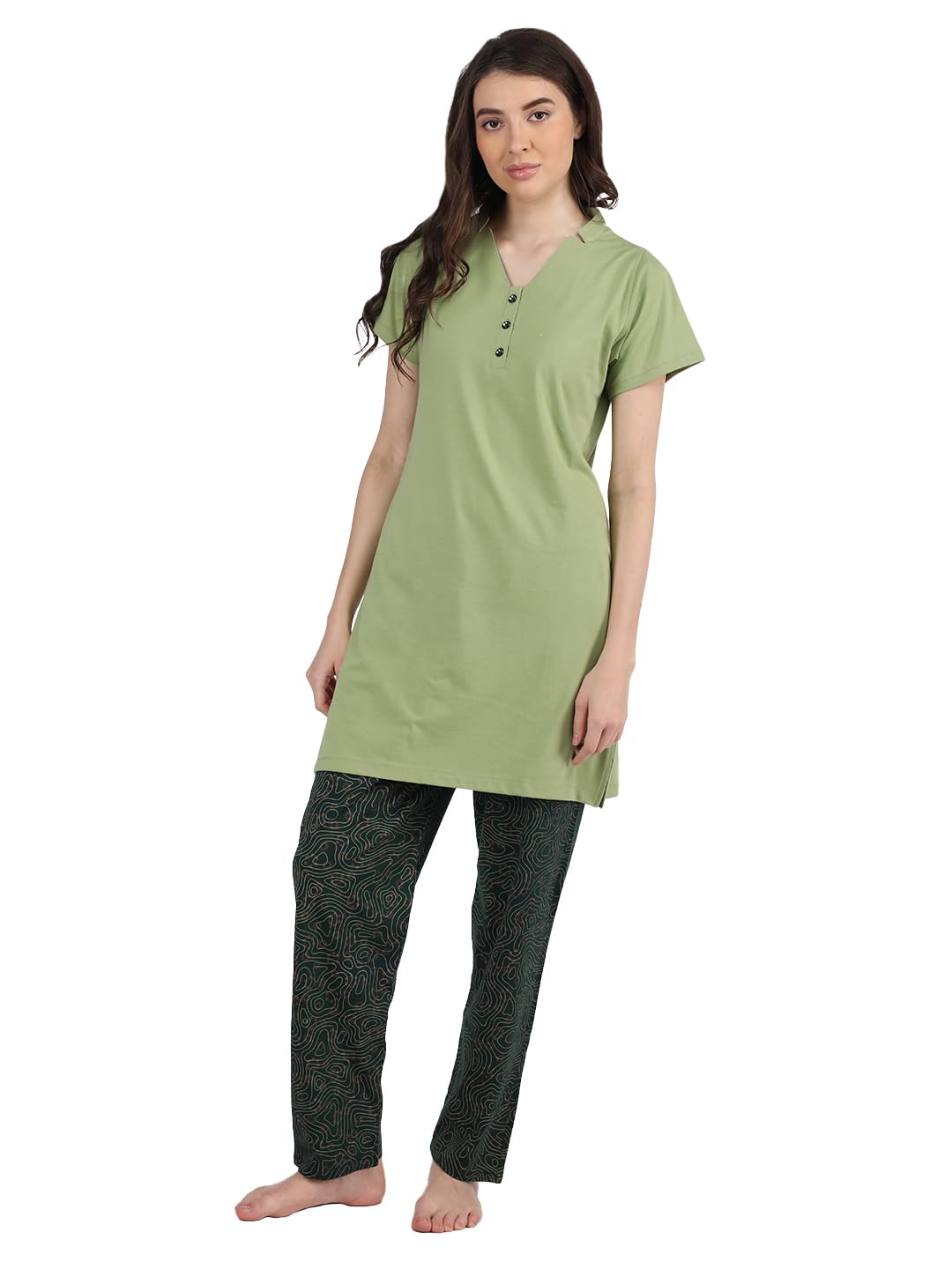 Duchess Women's Cotton Printed Night Suit - Image 4