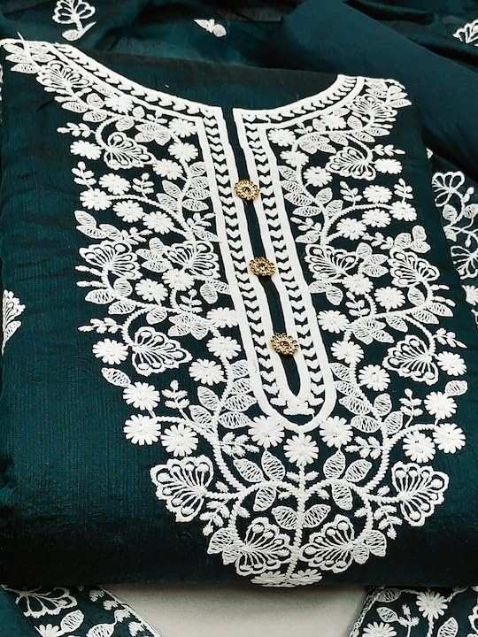 Sidhidata Women's Salwar Suit with Chanderi Dupatta - Image 5