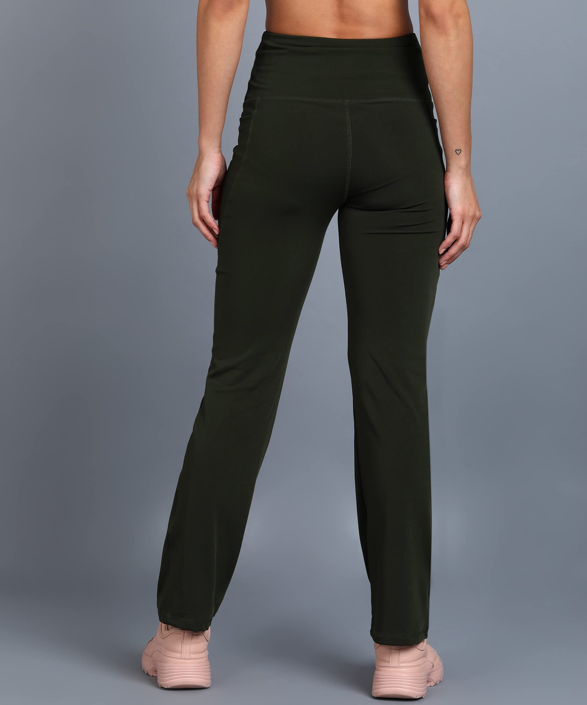 Rock Paper Scissors High Waist Flared Leggings - Image 3