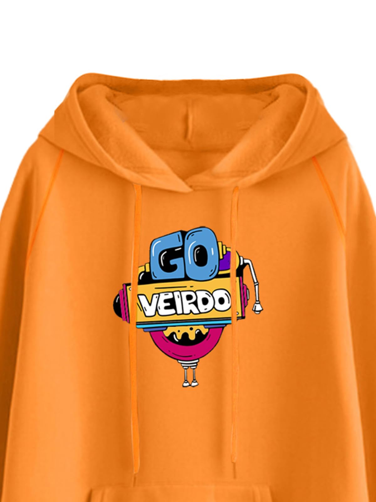 Veirdo Cotton Fleece Hooded Sweatshirt for Men - Image 5