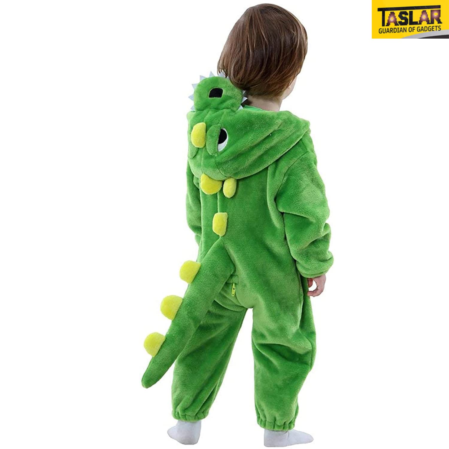 Panda Dinosaur Jumpsuit for Baby - Flannel Lining Cotton - Image 2