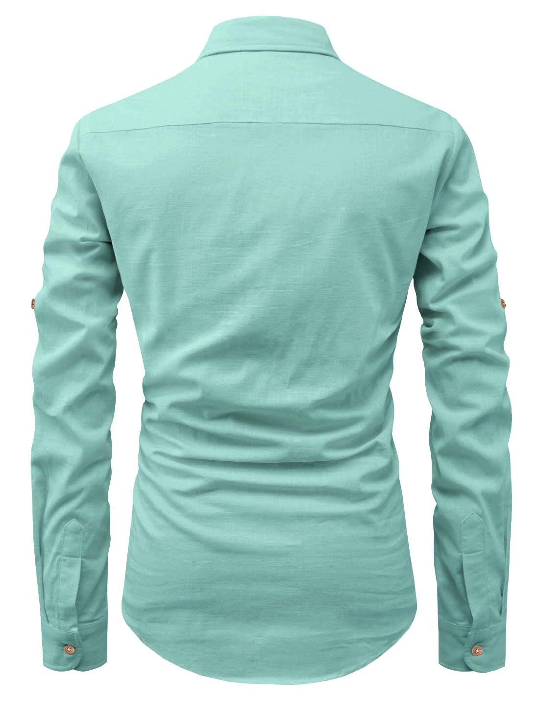 Vida Loca Men's Cotton Kurta - Light Blue - Image 5