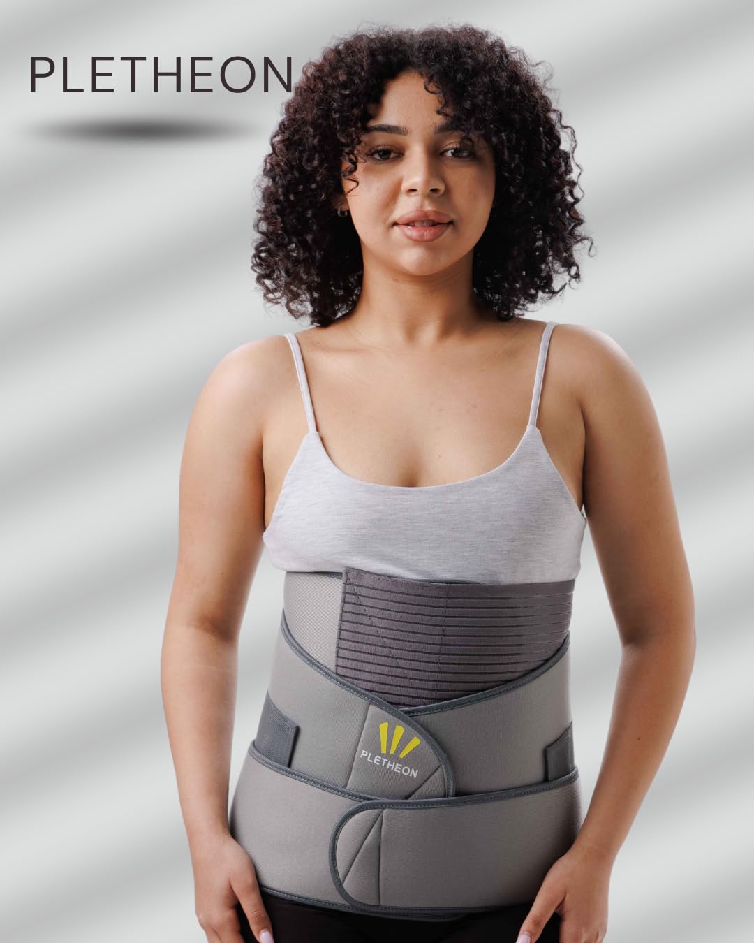 PLETHEON Postpartum Belly Band for Women - Gray - Image 4
