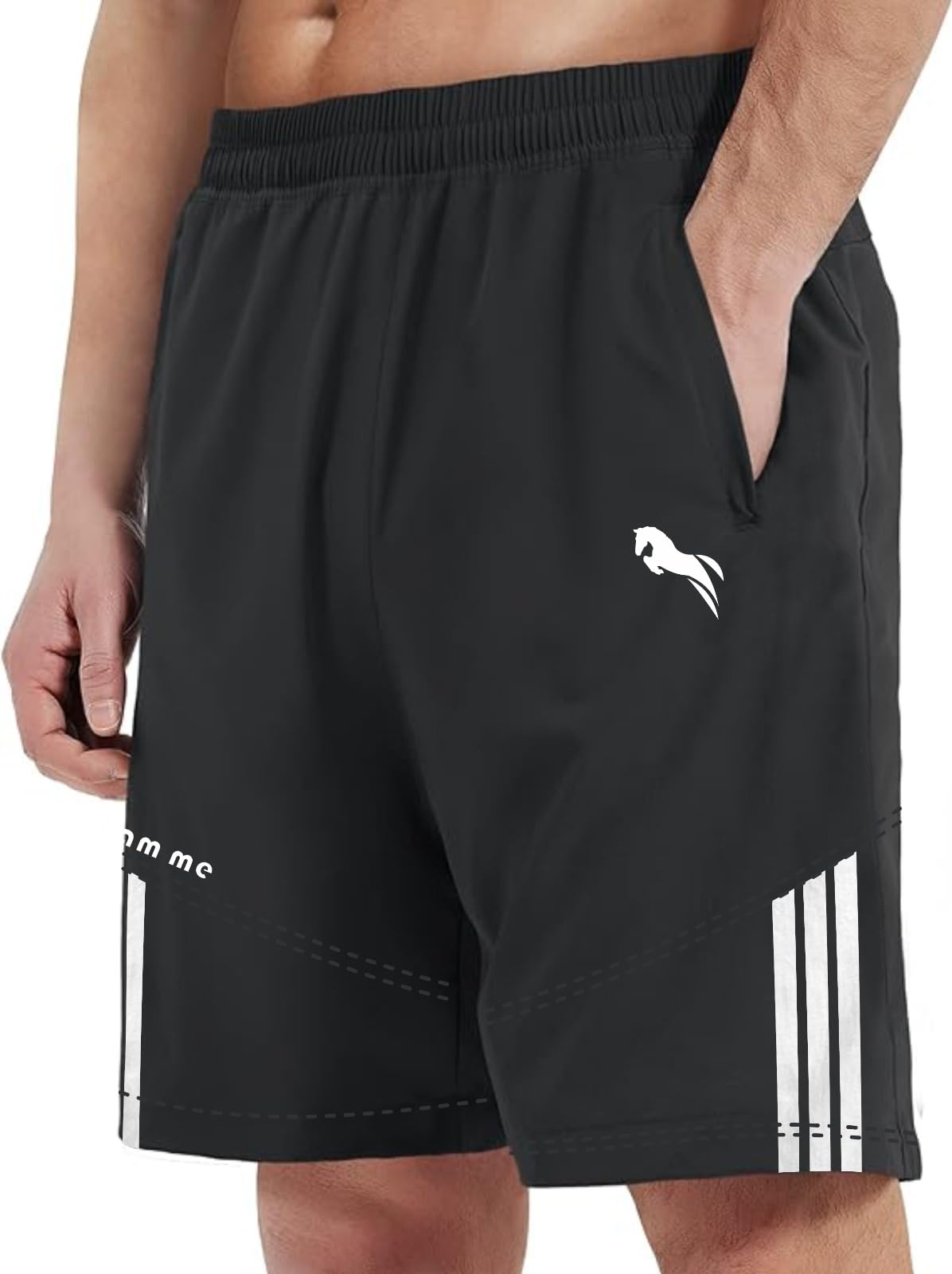 JUST RIDER Men's Athletic Sports Shorts - Image 3