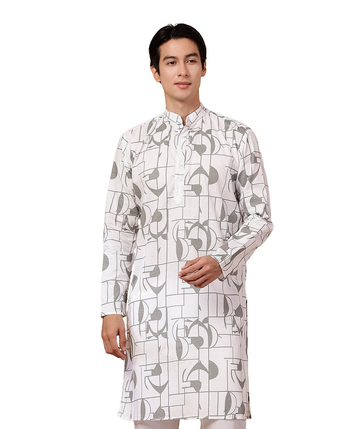 Majestic Man Cotton Kurta - White