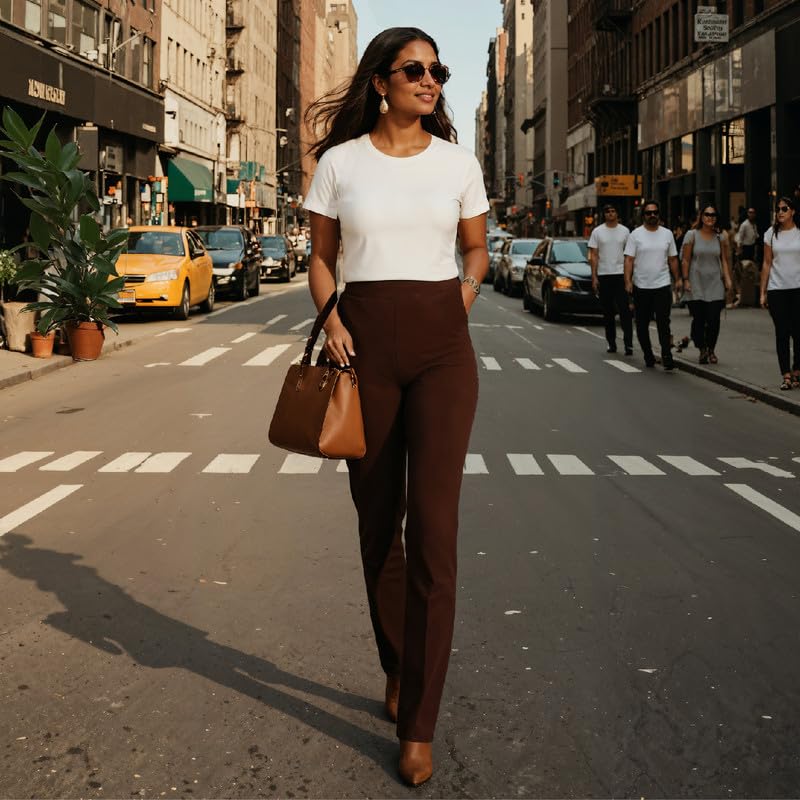 BlissClub Women Cotton Straight Pants - Image 2