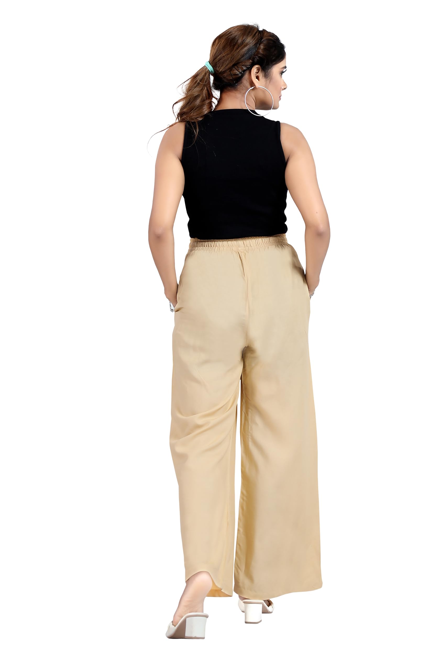 BENKILS Women's Cotton Palazzo Pants - Image 5