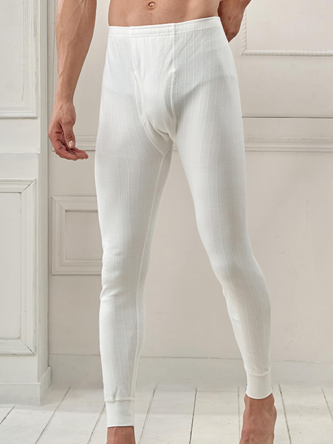 Lux Inferno Men's White Thermal Set - Cotton - Image 5