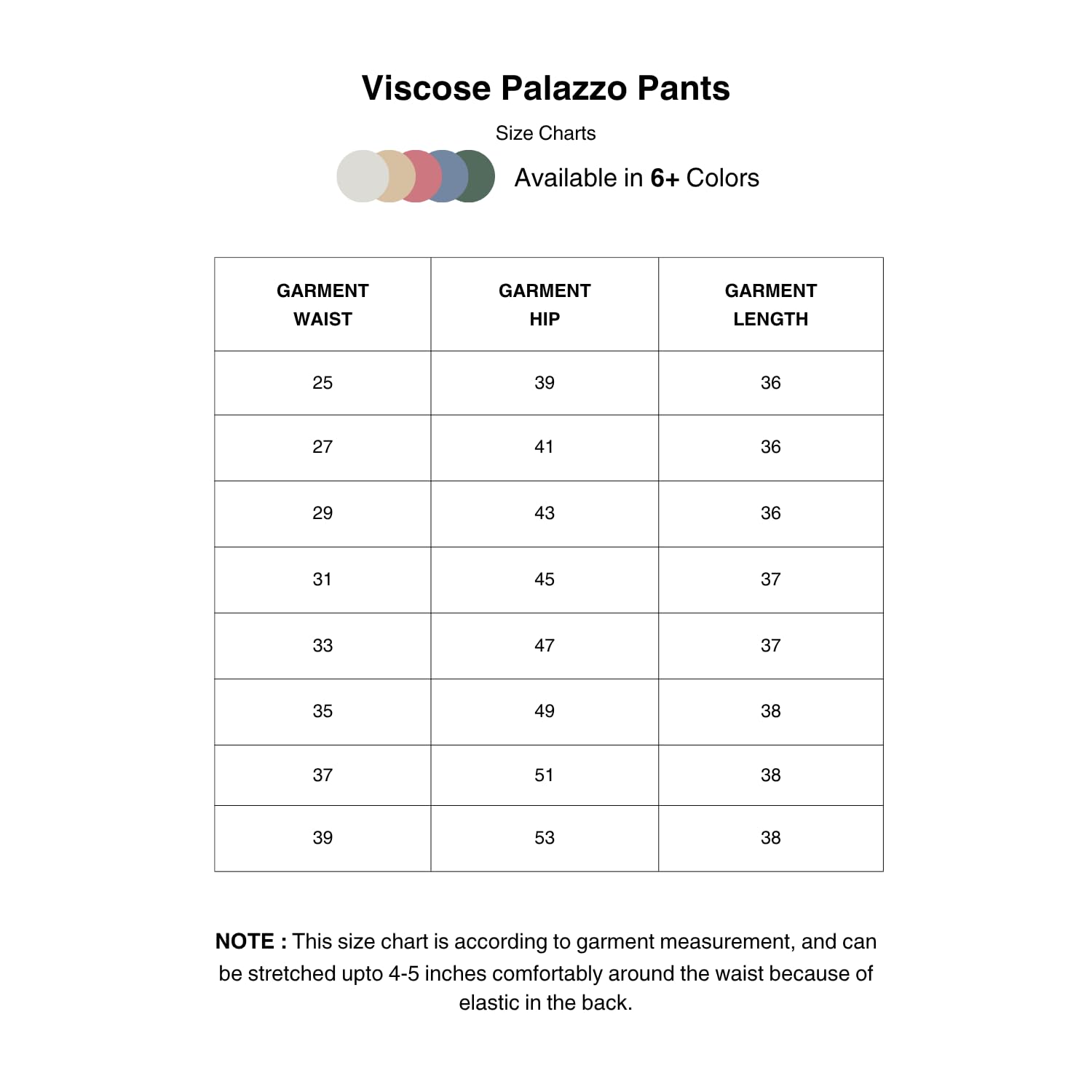 SAADAA Palazzo Pants for Women - Beige - Image 4