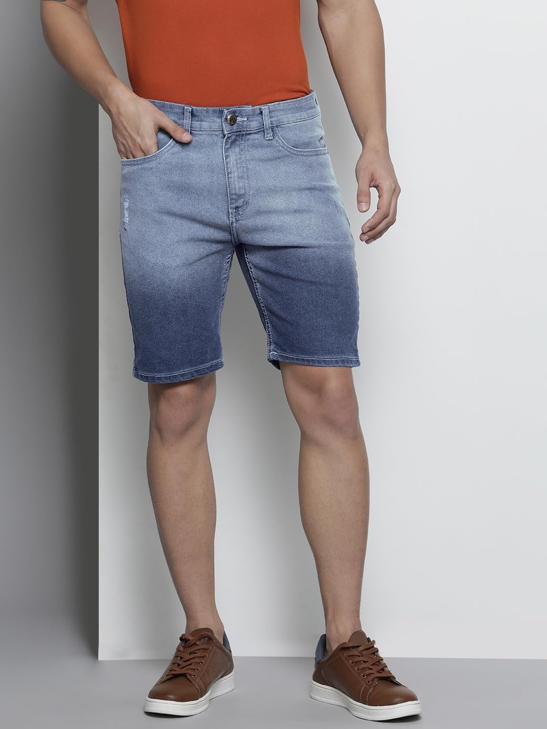 The Indian Garage Co Men's Denim Shorts - Image 2