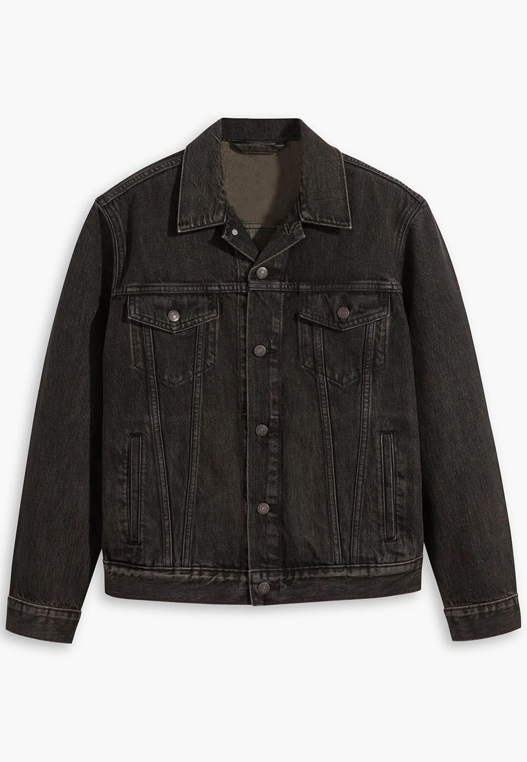 KOTTY Mens Denim Jacket - Black - Image 4